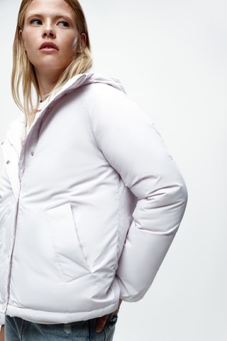 Parka à capuche - Blanc