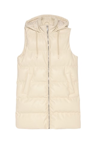 Doudoune sans manches - Beige