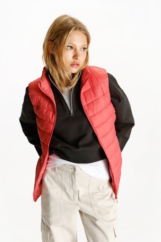 Doudoune sans manches - Rouge