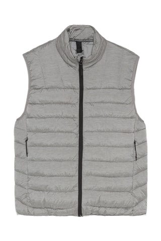 Doudoune sans manches - Gris clair