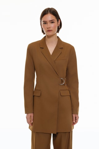 Robe chemise - Camel