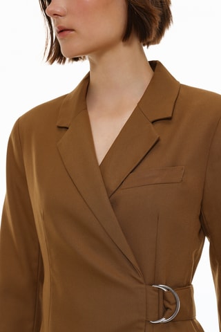 Robe chemise - Camel