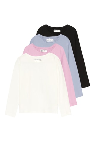4 t-shirts - Blanc et noir