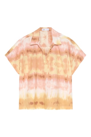 Blouse tie and dye - Saumon