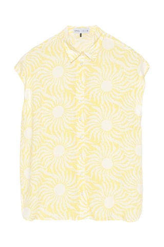 Chemisier - Jaune et blanc