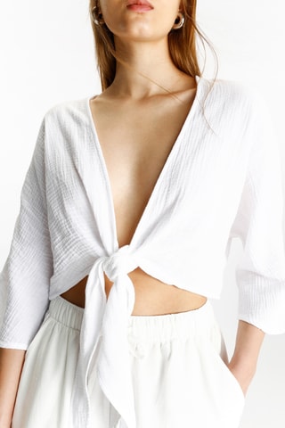 Crop top - Blanc