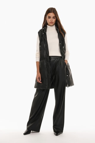 Pantalon wide legs - Noir