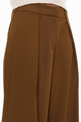 Pantalon wide leg - Camel