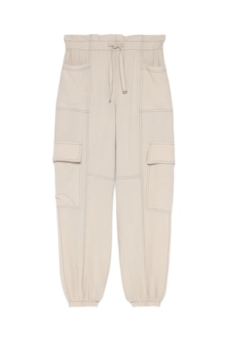 Pantalon cargo - Ecru