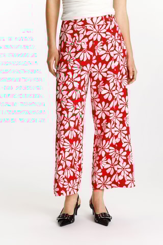 Pantalon - Rouge et blanc
