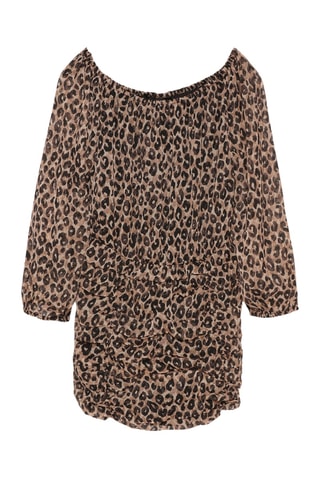 Robe droite - Marron