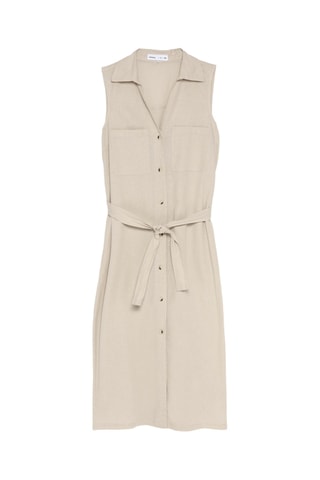 Robe chemise - Beige