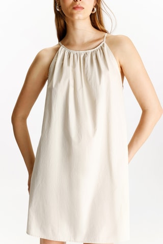 Robe trapèze - Ecru 