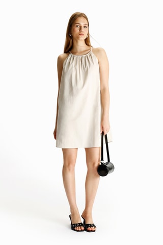 Robe trapèze - Ecru 