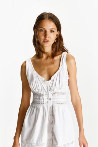 Robe chemise - Blanc