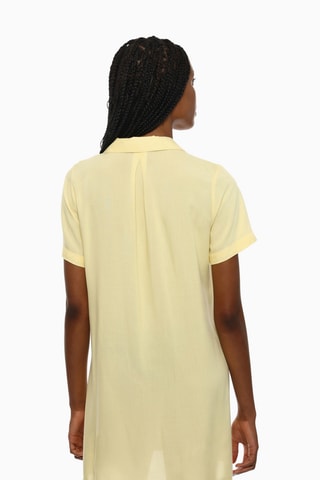 Robe chemise - Jaune