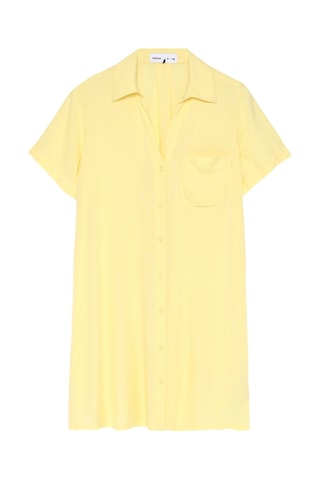 Robe chemise - Jaune