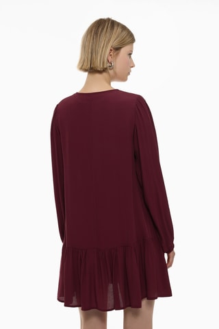 Robe taille basse - Bordeaux