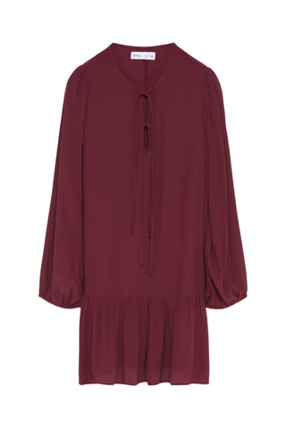 Robe taille basse - Bordeaux