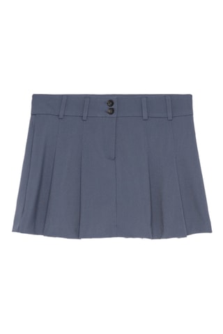 Jupe plissée - Gris