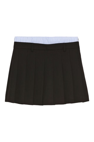 Jupe plissée - Noir