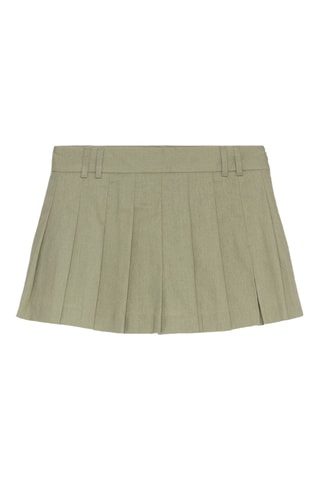 Jupe plissée - Kaki