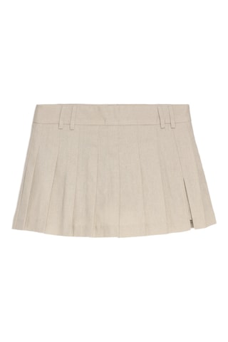 Jupe plissée - Beige