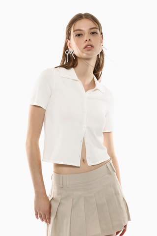 Jupe plissée - Beige