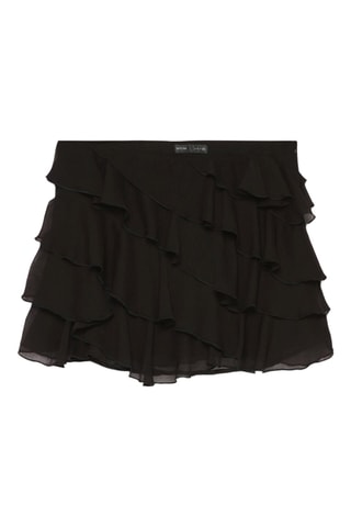 Jupe volantée - Noir