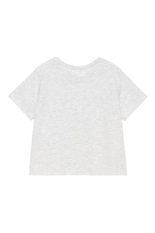 4 t-shirts - Mauve et gris