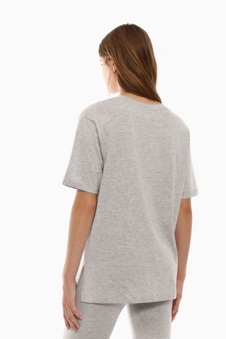 T-shirt oversize - Gris chiné