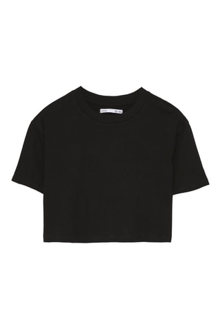 T-shirt cropped - Noir