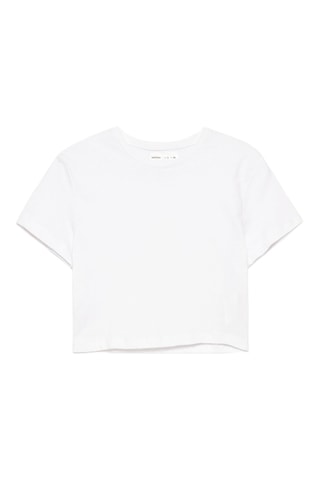 T-shirt cropped - Blanc