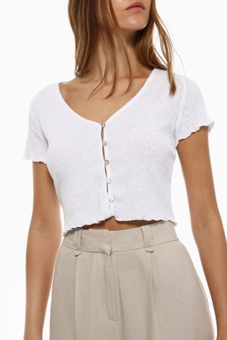 Crop top - Blanc