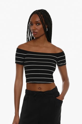 Crop top - Noir