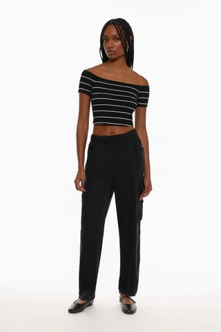 Crop top - Noir