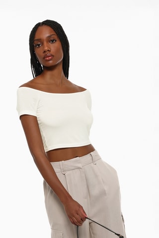 Crop top - Blanc