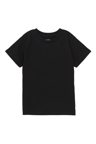 4 t-shirts - Blanc, gris clair chiné et noir