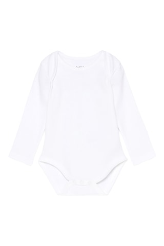 7 bodys - Blanc et jaune