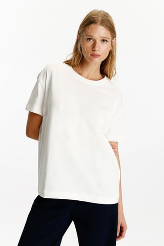 T-shirt oversize - Blanc