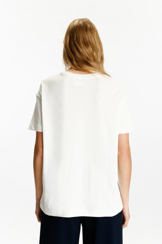 T-shirt oversize - Blanc