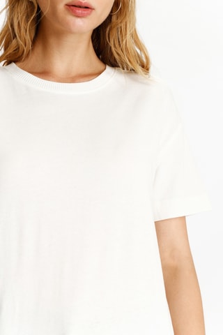 T-shirt oversize - Blanc