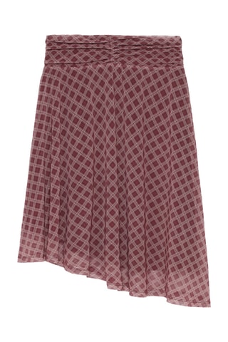 Jupe midi en tulle - Marron