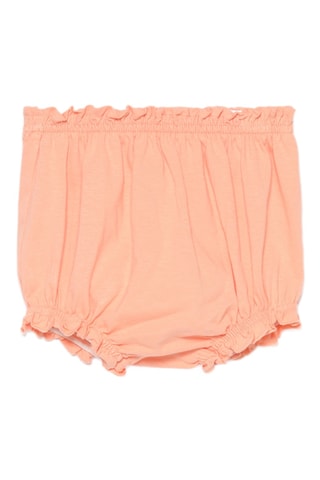 T-shirt et bloomer - Blanc et corail