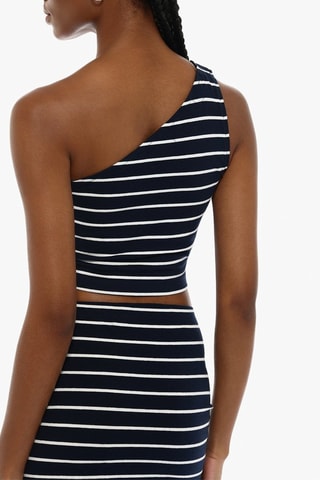 Top asymétrique - Bleu