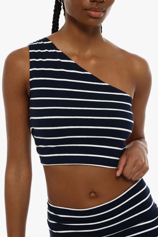 Top asymétrique - Bleu