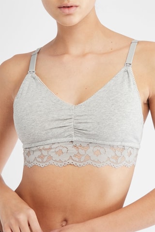 2 brassières - Gris et blanc