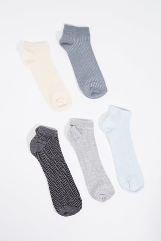 5 paires de chaussettes - Gris