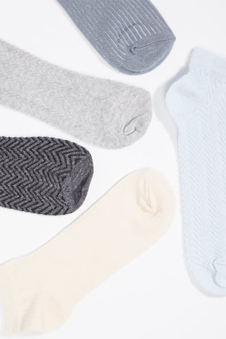 5 paires de chaussettes - Gris