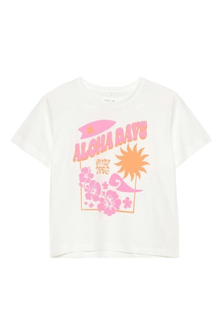 4 t-shirts - Blanc et rose